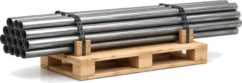 Long Pallets. A wood pallet 8 feet or longer, much longer than wide, supplied by U.S. Pallet & Crate in Houston, TX